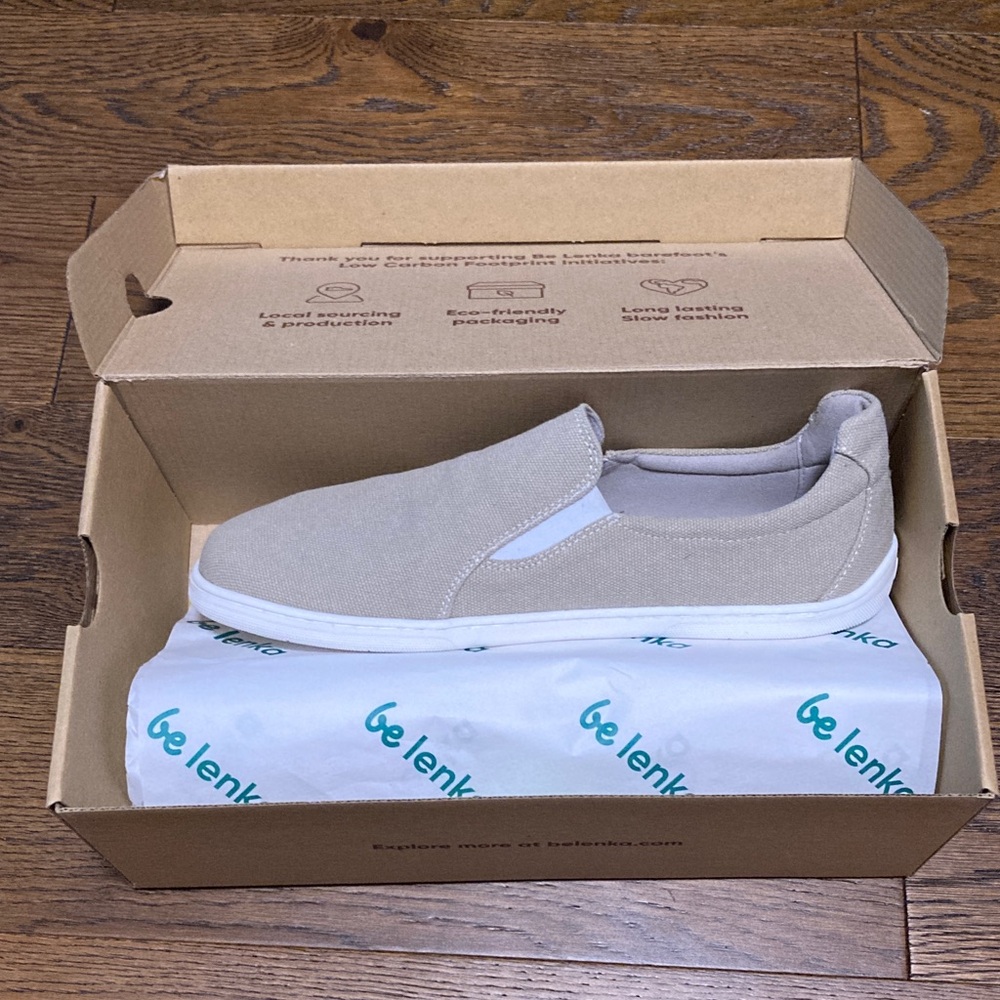 New in box be lenka Eazy Neo Vegan Sand Slip on shoes

A